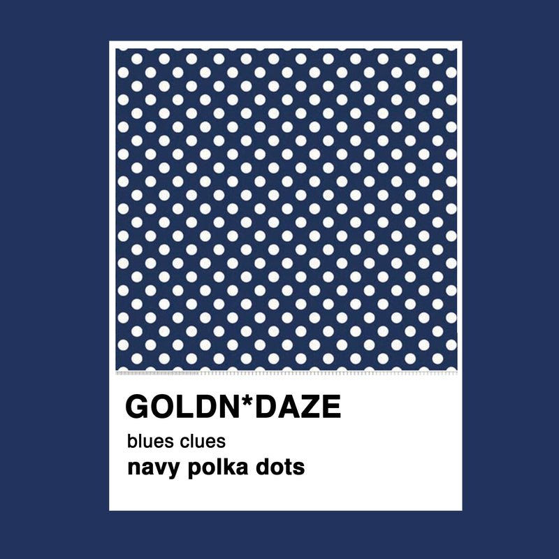 navy polka dots - goldndaze