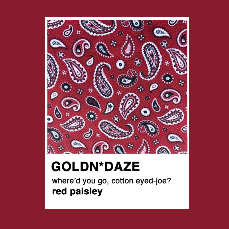 red paisley - goldndaze